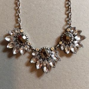 Statement flower necklace